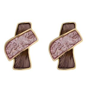 ORECCHINI MM 25X18 ARMONIA IN OTTONE