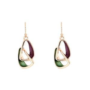 ORECCHINI MM 26 ARMONIA IN OTTONE