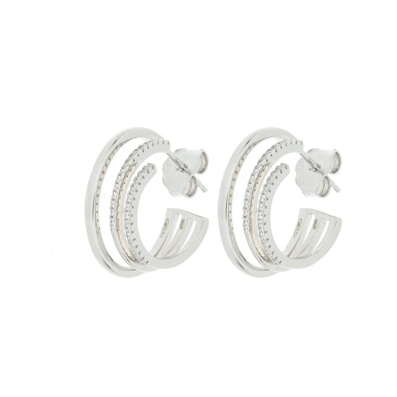 ORECCHINI BOCCOLE IN ARGENTO 925 MM 20