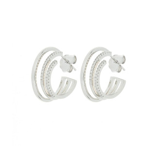 ORECCHINI BOCCOLE IN ARGENTO 925 MM 20