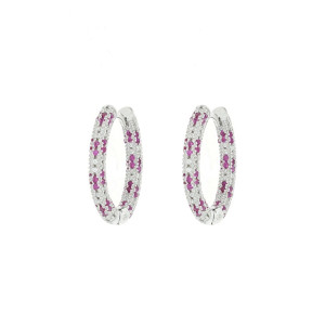 ORECCHINI BOCCOLE IN ARGENTO 925 MM 20