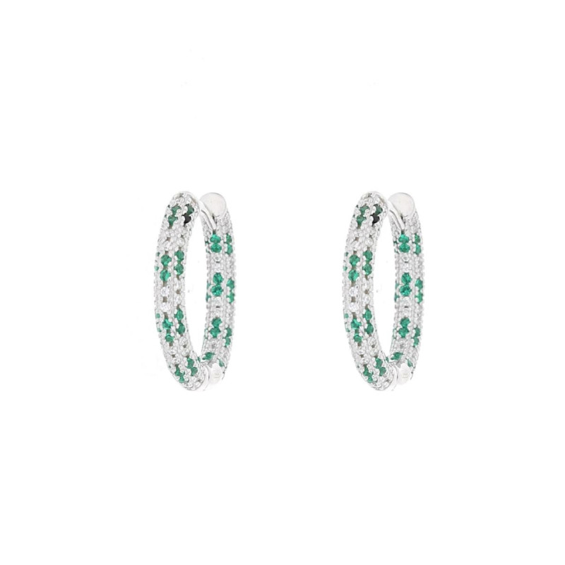 ORECCHINI BOCCOLE IN ARGENTO 925 MM 20