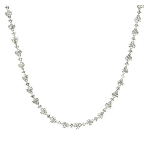 COLLANA CM 37+7 MINERVA IN ACCIAIO