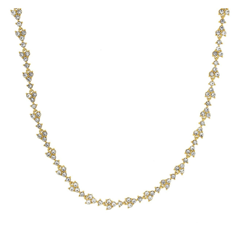 COLLANA CM 37+7 MINERVA IN ACCIAIO