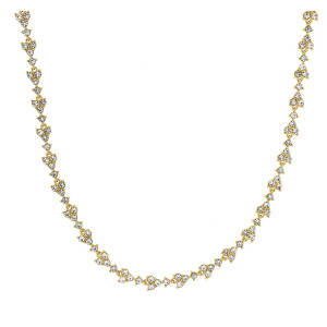 COLLANA CM 37+7 MINERVA IN ACCIAIO