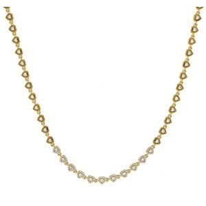 COLLANA CM 37+7 MINERVA IN ACCIAIO MM 6