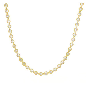 COLLANA CM 37+7 MINERVA IN ACCIAIO MM 6