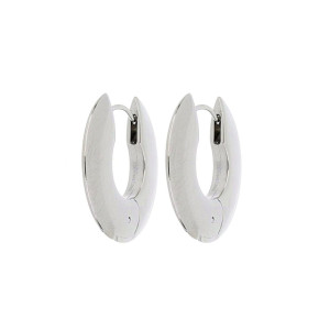 ORECCHINI CERCHIO ACCIAIO MM 25