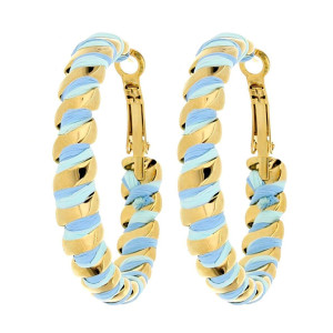 ORECCHINI CERCHIO ACCIAIO MM 43