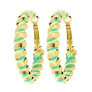 ORECCHINI CERCHIO ACCIAIO MM 43