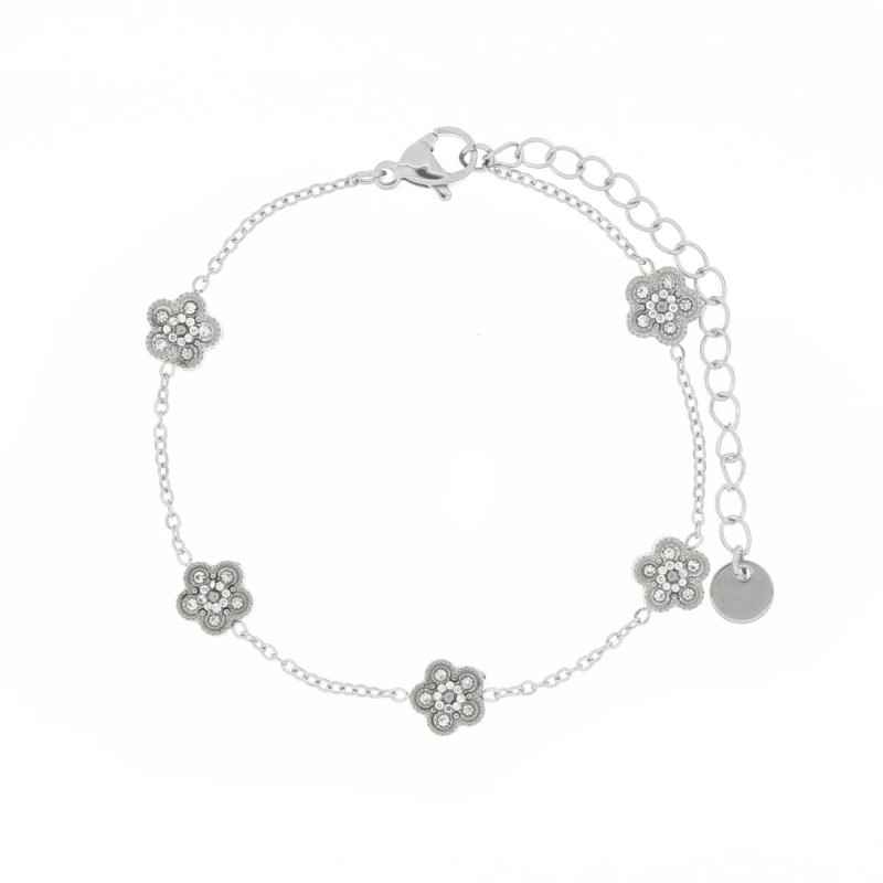 BRACCIALE CM 16+5 CALLIOPE IN ACCIAIO MM 7