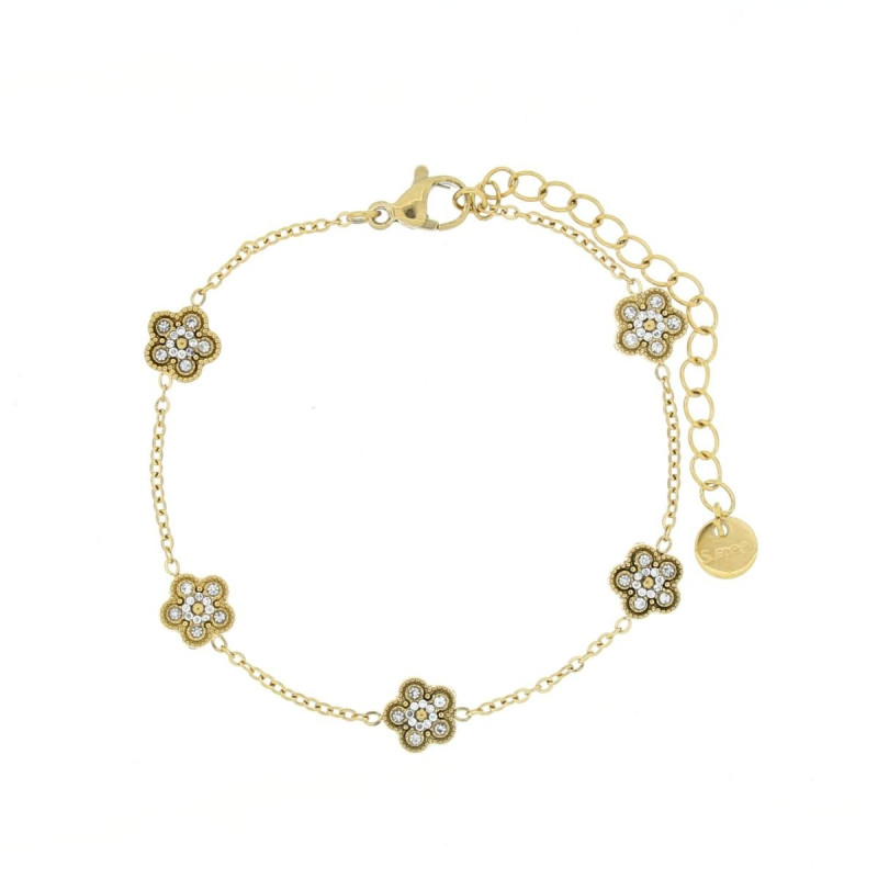 BRACCIALE CM 16+5 CALLIOPE IN ACCIAIO MM 7
