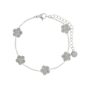 BRACCIALE CM 16+5 CALLIOPE IN ACCIAIO MM 9