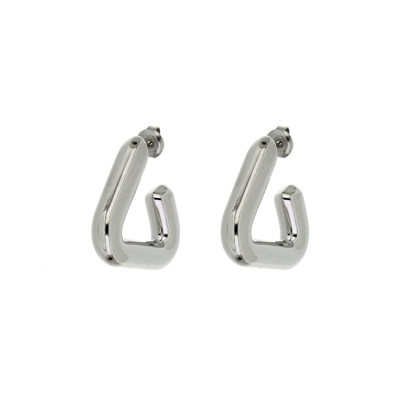 ORECCHINI CIRCE IN ACCIAIO MM 27x29