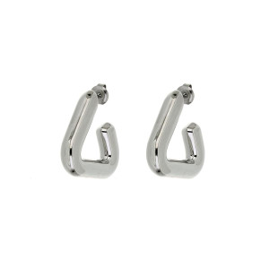 ORECCHINI CIRCE IN ACCIAIO MM 27x29