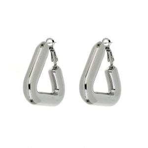 ORECCHINI CIRCE IN ACCIAIO MM 35x38