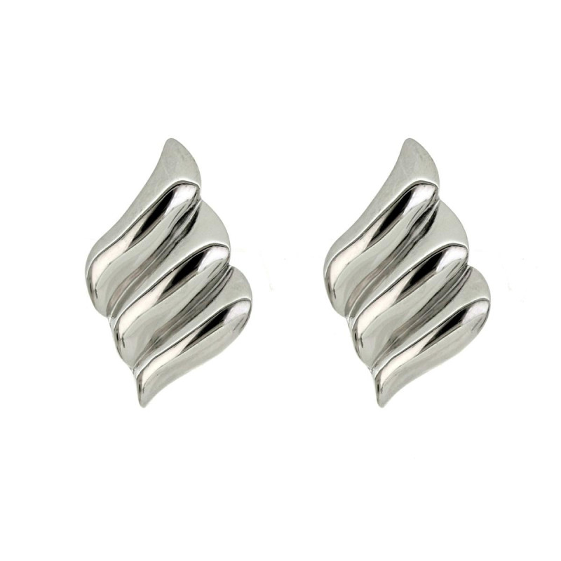 ORECCHINI CIRCE IN ACCIAIO MM 37x23