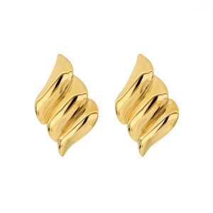 ORECCHINI CIRCE IN ACCIAIO MM 37x23