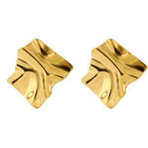 ORECCHINI CIRCE IN ACCIAIO MM 36x34