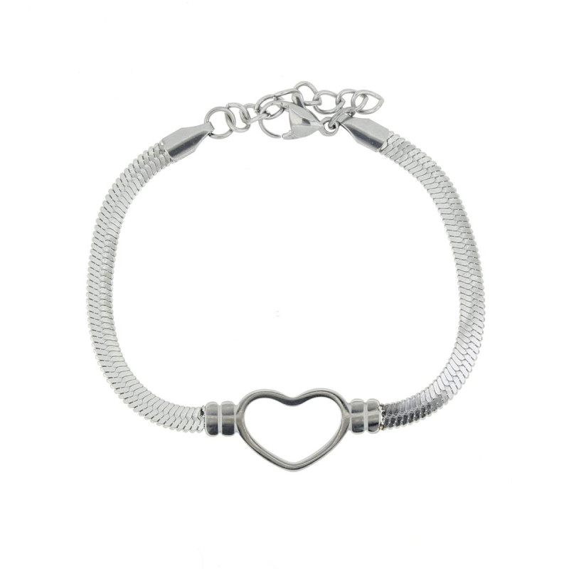 BRACCIALE CM 17+2 SNAKE IN ACCIAIO