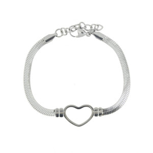 BRACCIALE CM 17+2 SNAKE IN ACCIAIO
