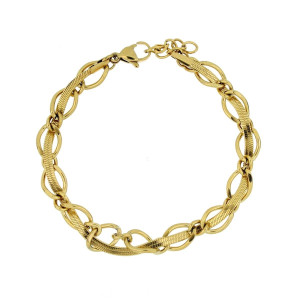 BRACCIALE CM 17+2 SNAKE IN ACCIAIO