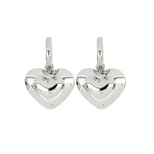 ORECCHINI CM 4 ASTERIA IN ACCIAIO CUORE MM 25