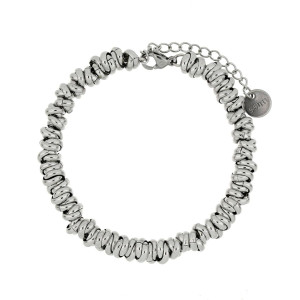 BRACCIALE CM 17+4 TYCHE IN ACCIAIO