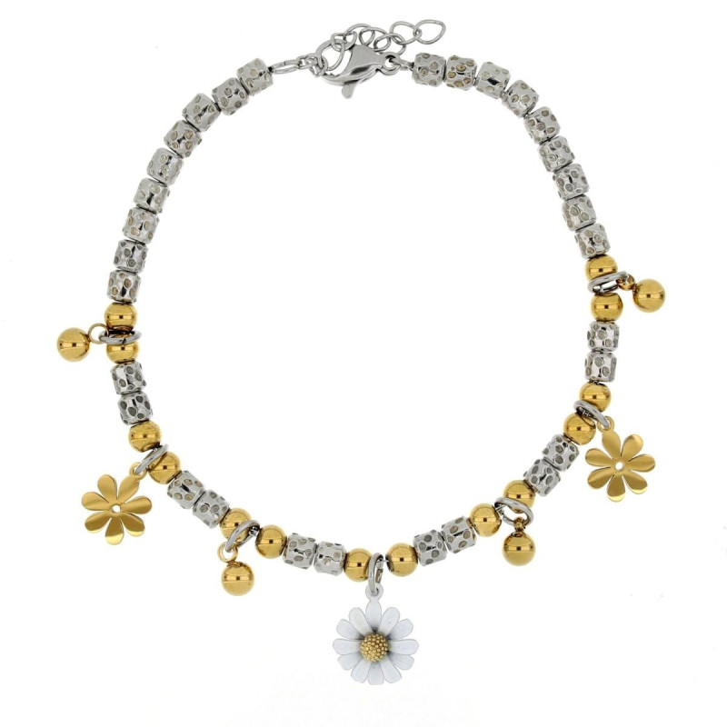 BRACCIALE CM 17+4 TYCHE IN ACCIAIO