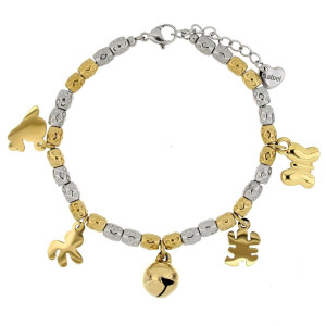 BRACCIALE CM 17+4 TYCHE IN ACCIAIO