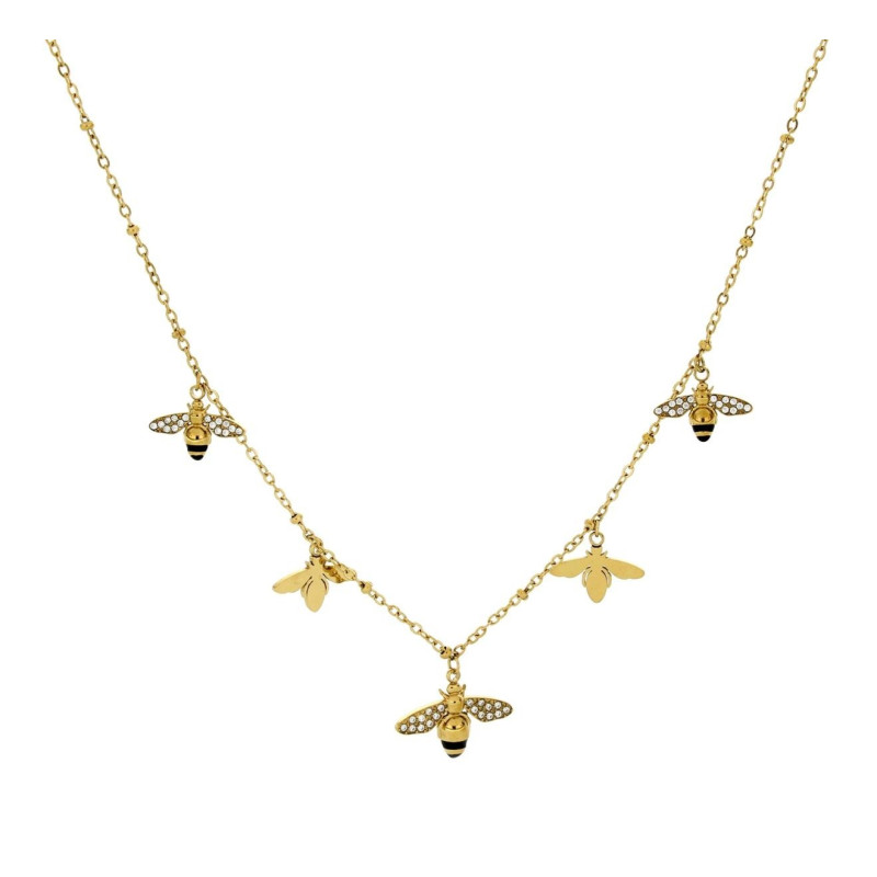 COLLANA CM 41+5 AFRODITE IN ACCIAIO MM 15