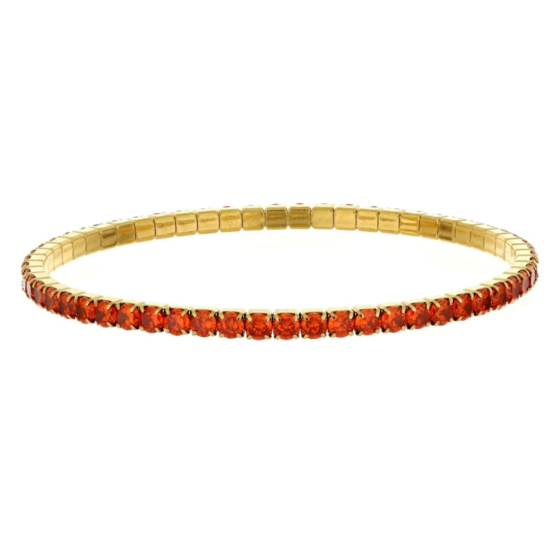 BRACCIALE TENNIS A MOLLA MM 3 IN ACCIAIO