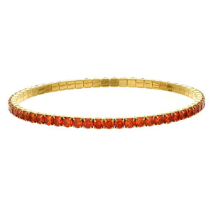 BRACCIALE TENNIS A MOLLA MM 3 IN ACCIAIO