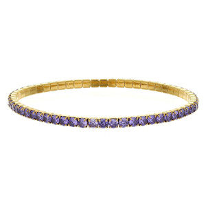 BRACCIALE TENNIS A MOLLA MM 3 IN ACCIAIO