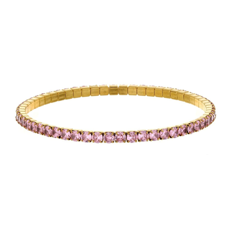 BRACCIALE TENNIS A MOLLA MM 3 IN ACCIAIO