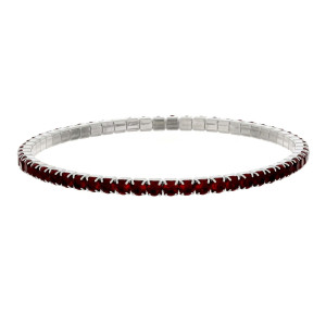 BRACCIALE TENNIS A MOLLA MM 3 IN ACCIAIO