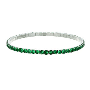 BRACCIALE TENNIS A MOLLA MM 3 IN ACCIAIO
