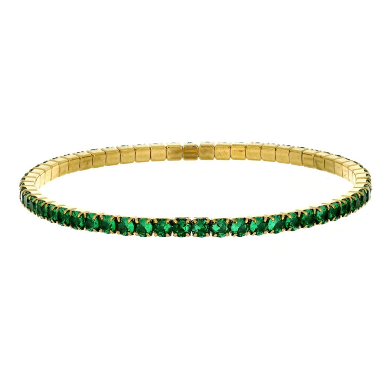 BRACCIALE TENNIS A MOLLA MM 3 IN ACCIAIO