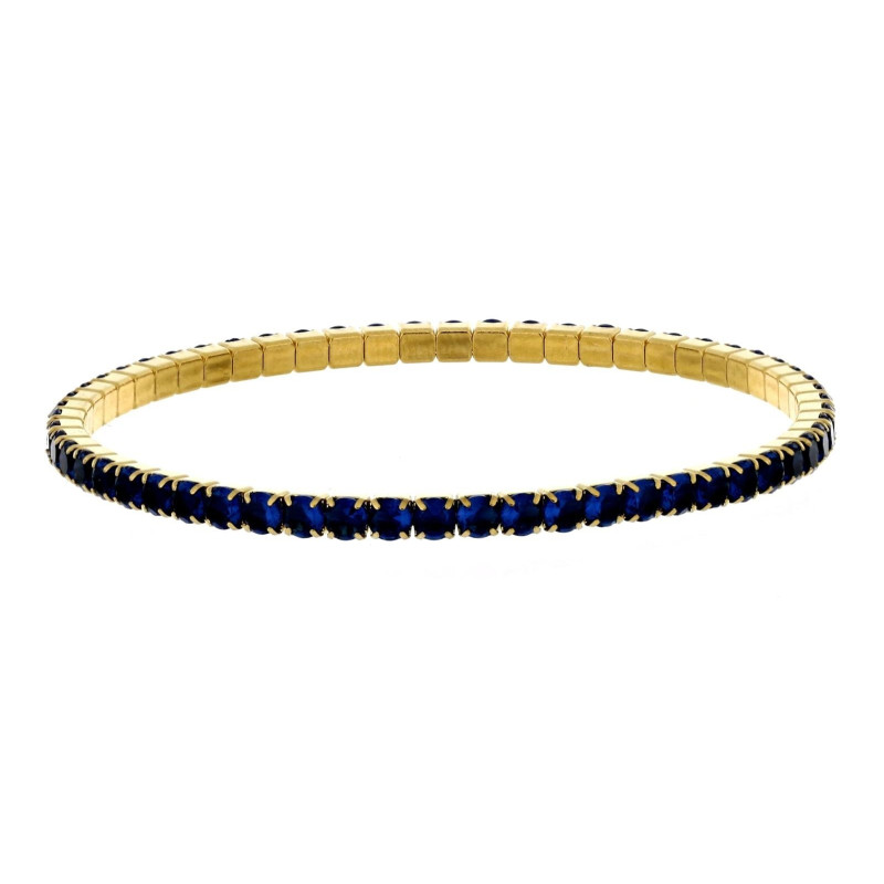 BRACCIALE TENNIS A MOLLA MM 3 IN ACCIAIO