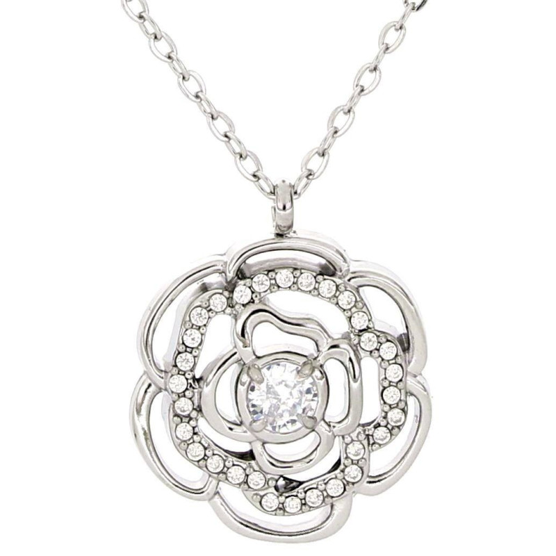 COLLANA CM 39+5 ADANA IN ACCIAIO MM 18