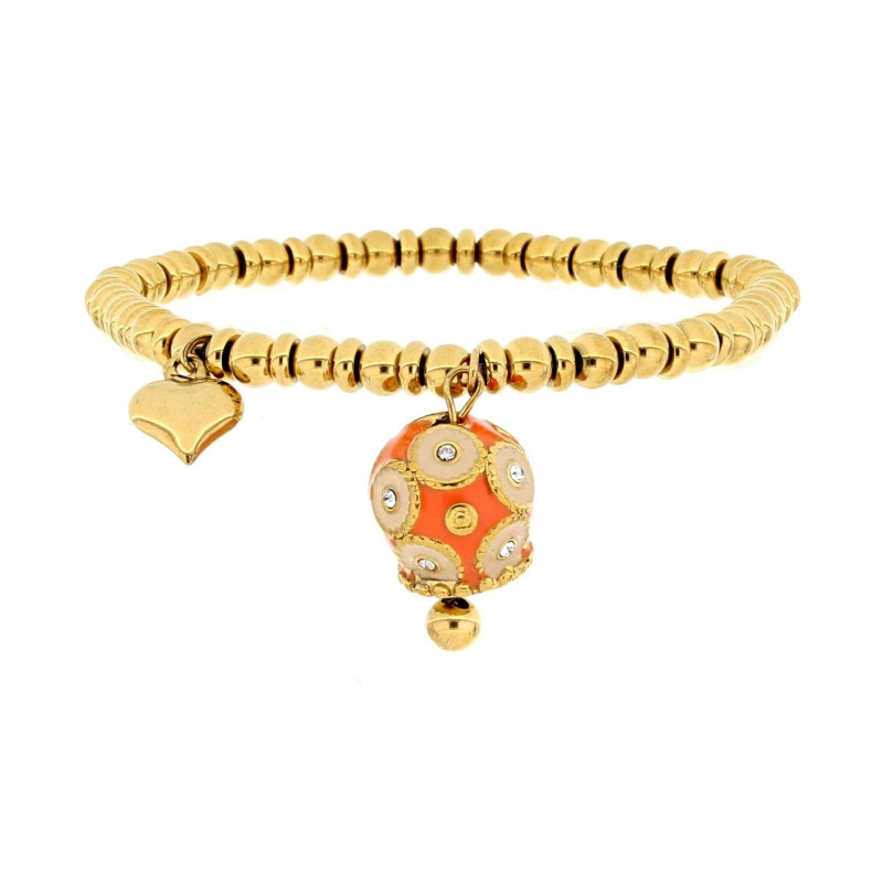 BRACCIALE BELLS IN ACCIAIO MM 12