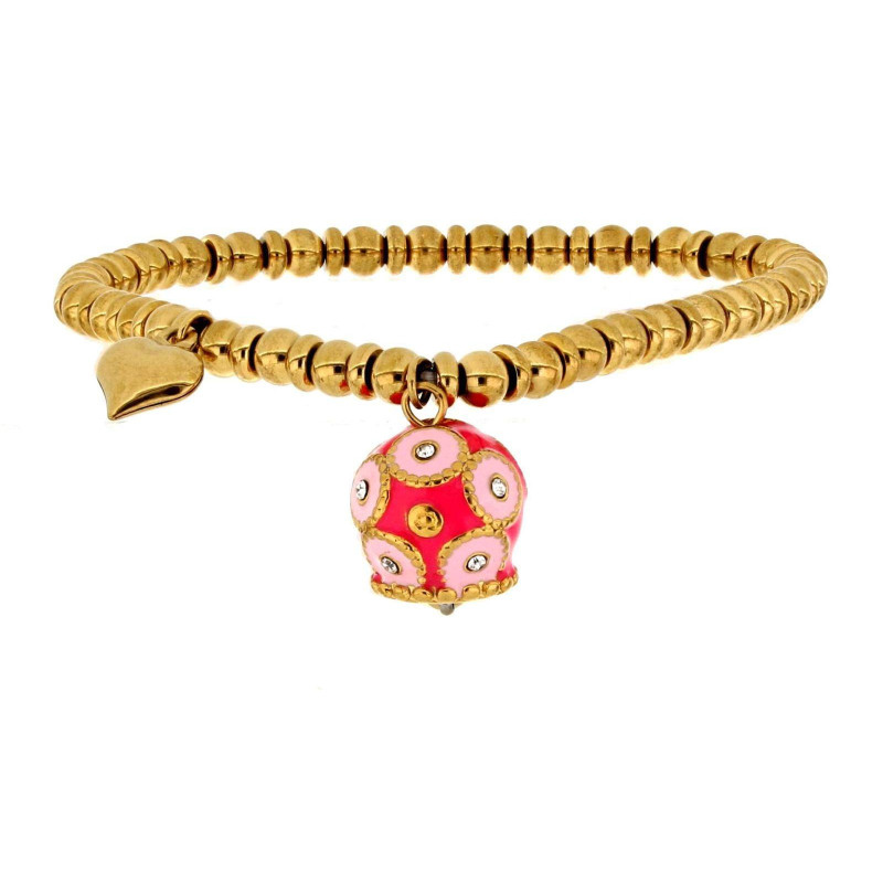 BRACCIALE BELLS IN ACCIAIO MM 12