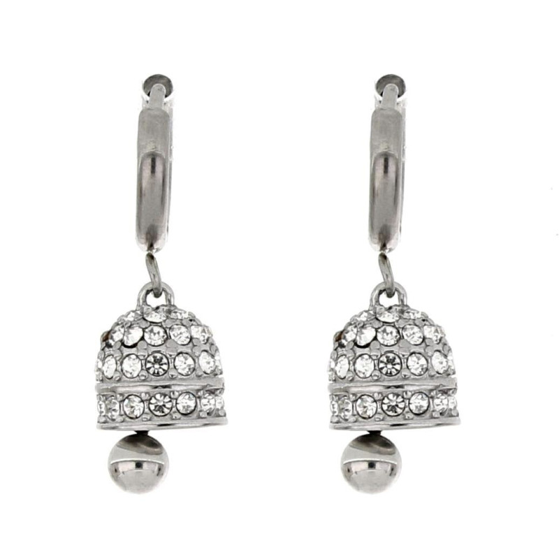 ORECCHINI BELLS IN ACCIAIO MM 8