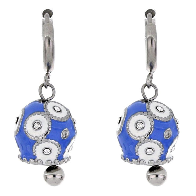 ORECCHINI BELLS IN ACCIAIO MM 12