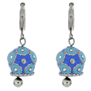 ORECCHINI BELLS IN ACCIAIO MM 12