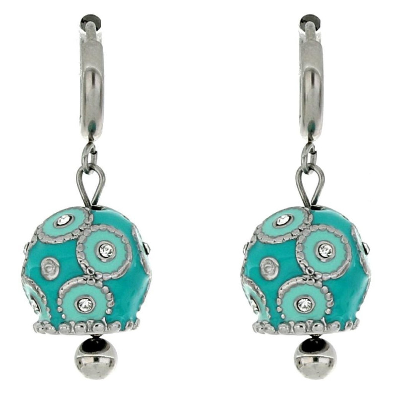 ORECCHINI BELLS IN ACCIAIO MM 12