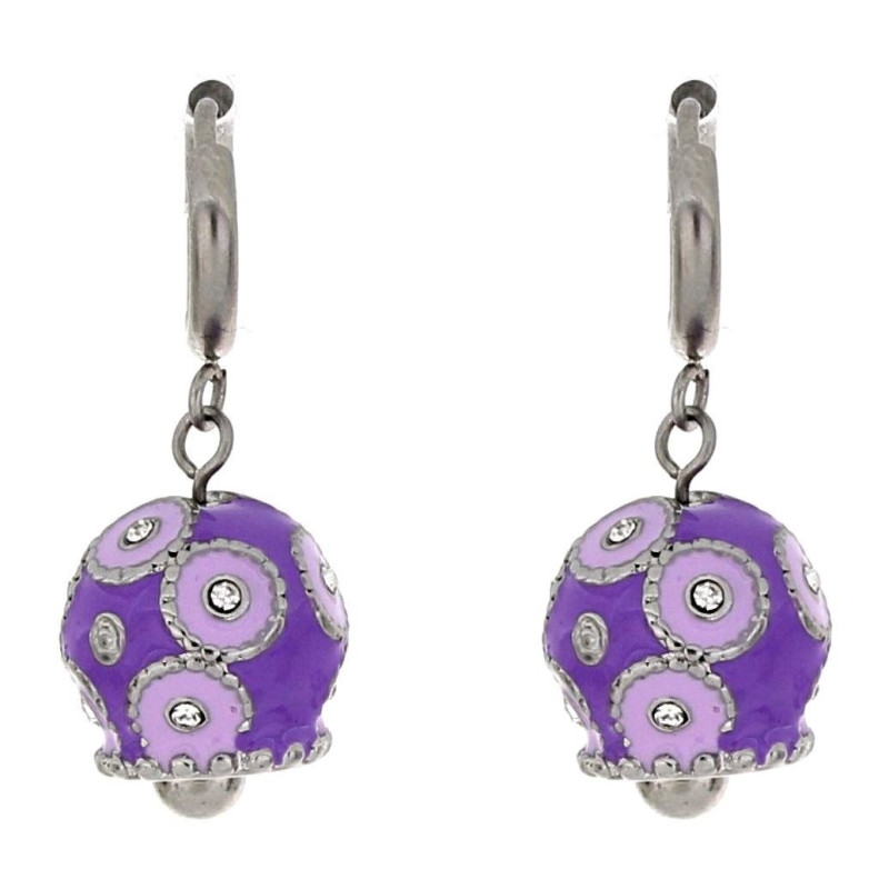 ORECCHINI BELLS IN ACCIAIO MM 12