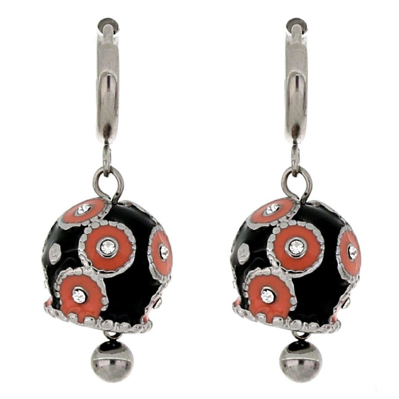 ORECCHINI BELLS IN ACCIAIO MM 12