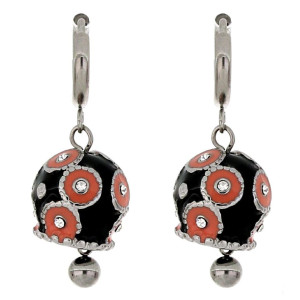 ORECCHINI BELLS IN ACCIAIO MM 12