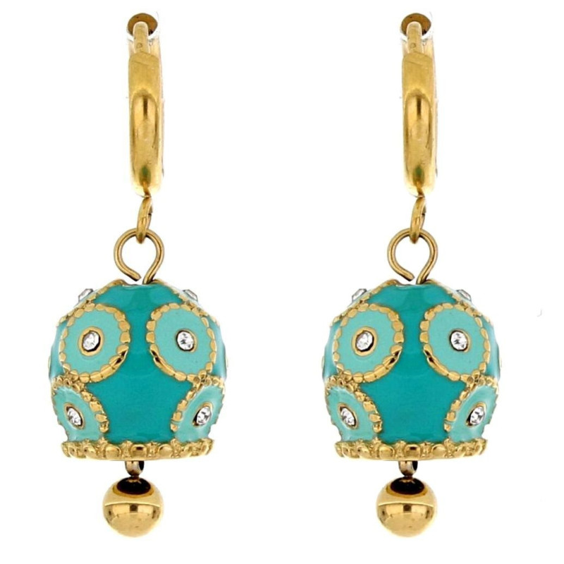 ORECCHINI BELLS IN ACCIAIO MM 12
